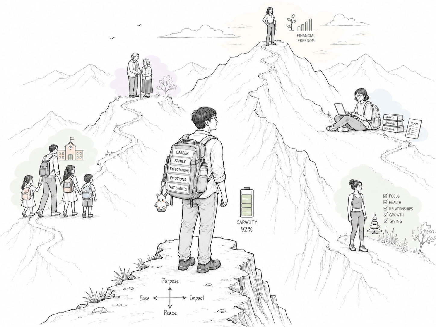 每個人都在爬不同的山